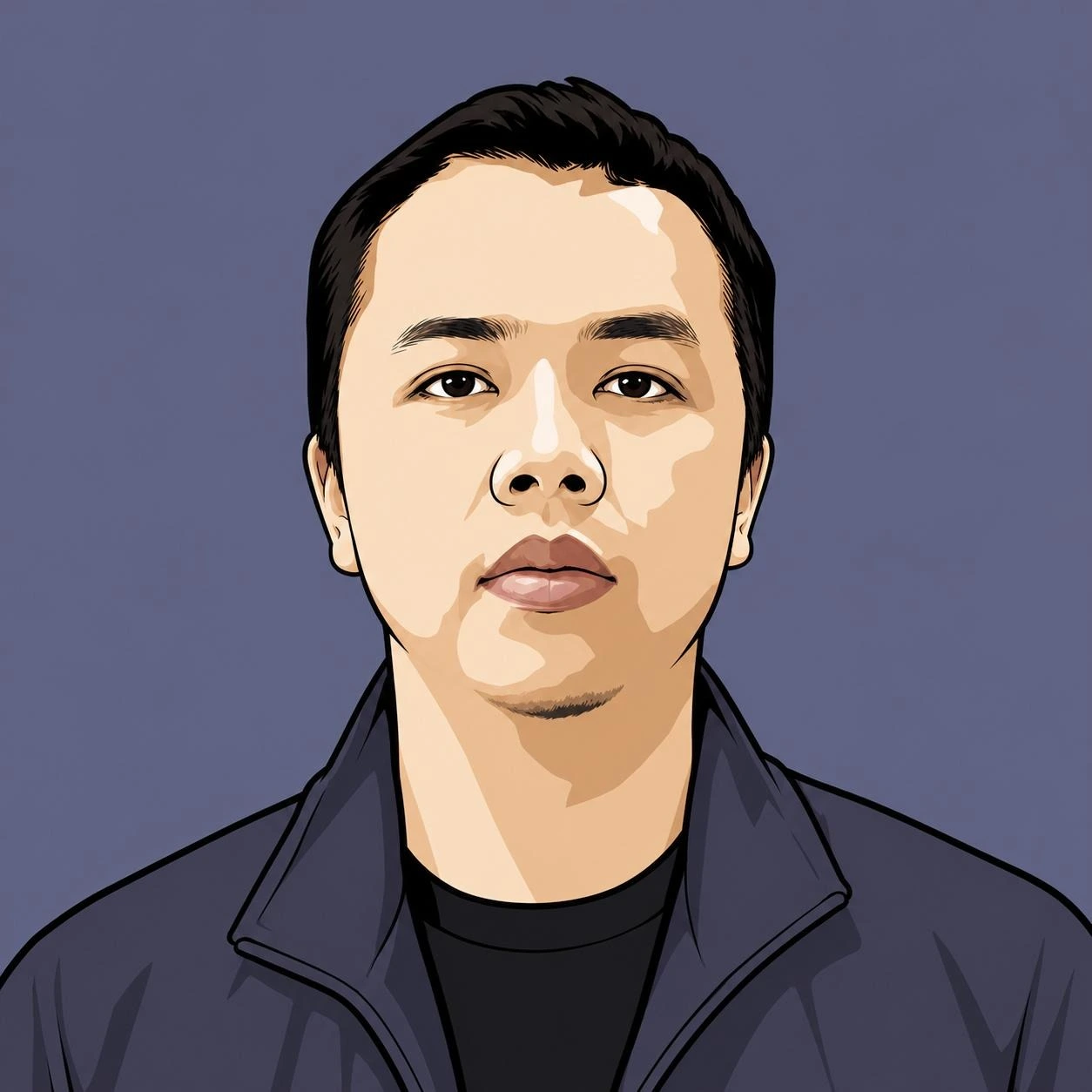 Ilustrasi potret Aqwam Fiazmi Hanifan.